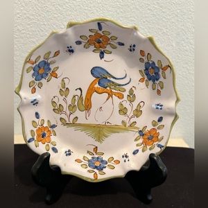 Moustier artisan (French) plate